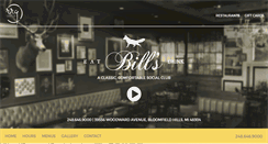 Desktop Screenshot of billsbloomfieldhills.com